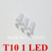 Светодиодная лампа T10-1LED вогнутая 12V (W5W)